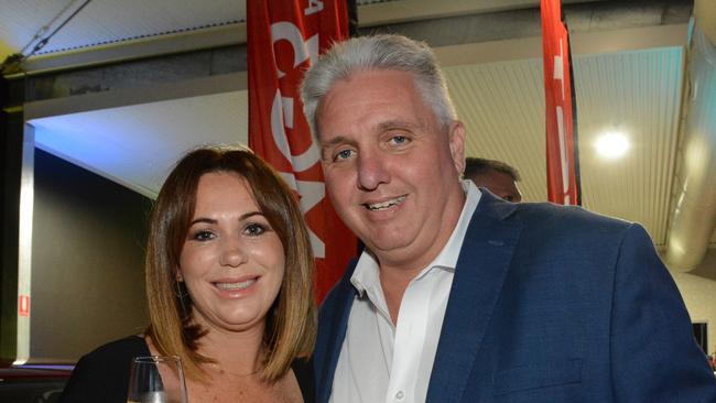 Simone Hillcoat and David O’Connor at MG Gold Coast Charity Gala, Southport. (c) Regina King