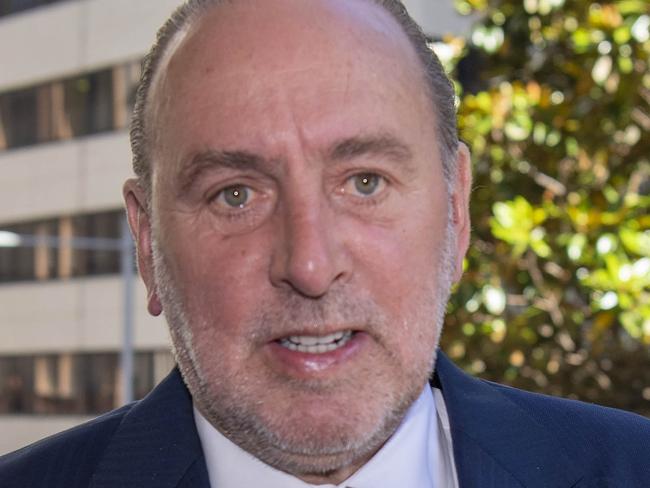 SYDNEY AUSTRALIA - NewsWire Photos, 15 DECEMBER, 2022: Brian Houston high-profile Hillsong pastor charged with concealing his father's child sexual abuse arrives at Downing Centre courts.Picture: NCA NewsWire / Simon Bullard