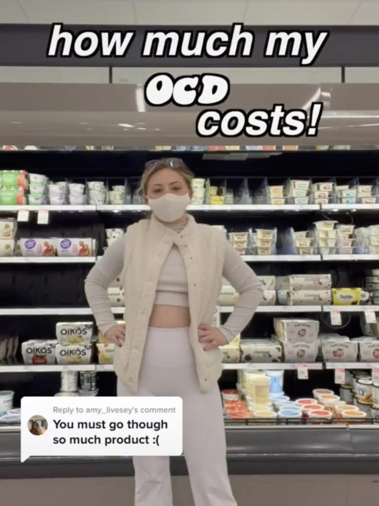 Kalista Dwyer shared the huge cost of living with OCD. Picture: TikTok/kalistadwyer