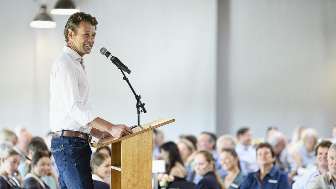 Special guest Olympian Chris Burton at the Toowoomba Equestrian Centre breakfast in the Glenvale Room, Toowoomba Showgrounds, Tuesday, February 25, 2025. Picture: Kevin Farmer