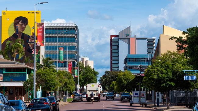 Mitchell St, Darwin CBD. Discussion are underway on how to make the area safer. Picture: Che Chorley