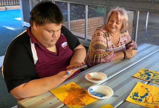 Art and craft were important parts of the film making process. Picture: Toormina HS