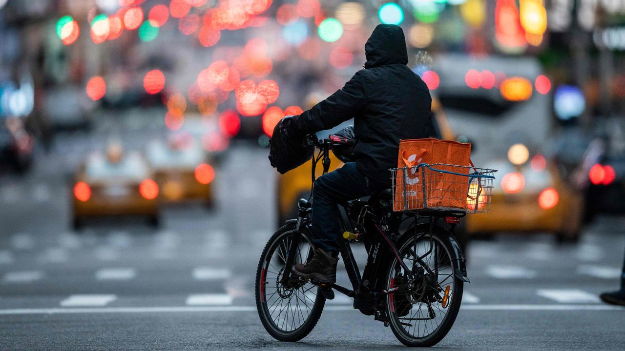 he coronavirus outbreak has transformed the US virtually overnight from a place of boundless consumerism to one suddenly constrained by encouraged isolation and social distancing. Picture: Johannes Eisele / AFP.