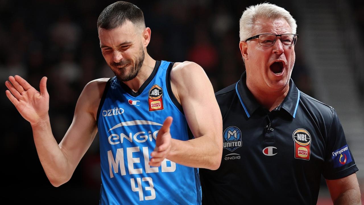 Melbourne United coach Dean Vickerman has defended his star captain Chris Goulding.