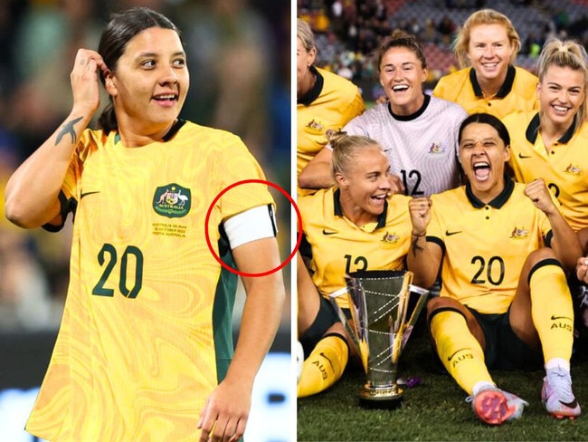 Sam Kerr remains as captain of the Matildas.