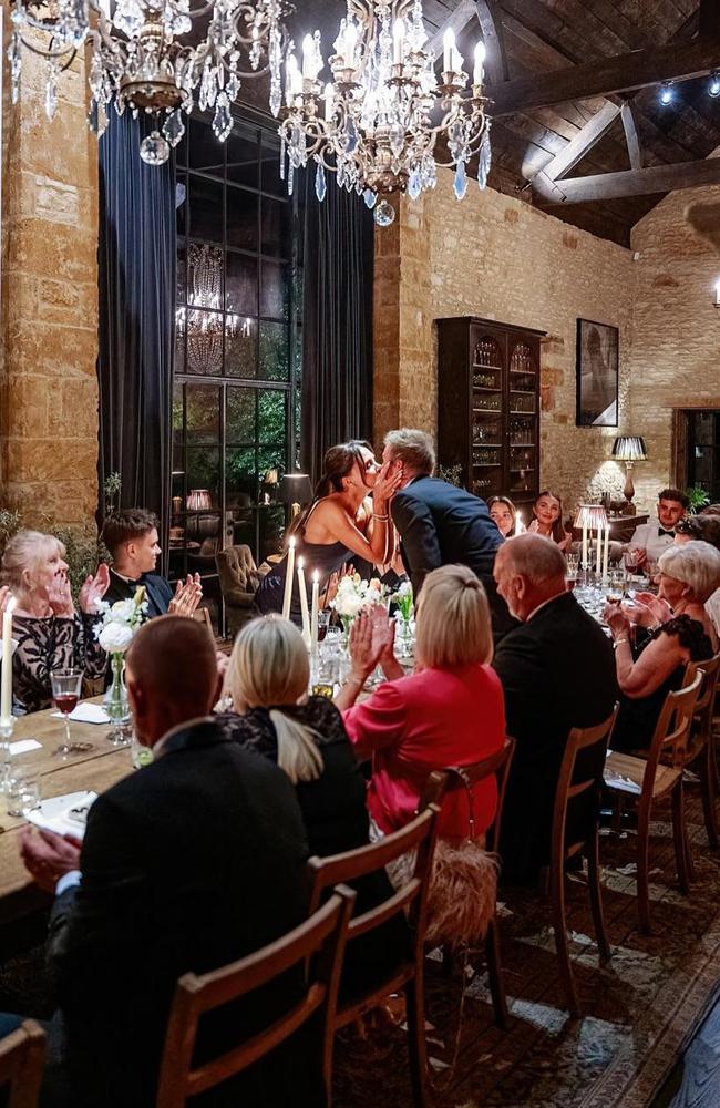 The 50th birthday celebrations were also followed by dinner at David Beckham’s favourite restaurant in Paris. Picture: Instagram