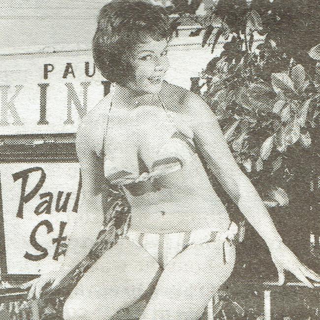 The Gold Coast made international news in 1952 when Paula Stafford model Ann Ferguson was warned off the beach by the Coast's first professional lifeguard John Moffatt.