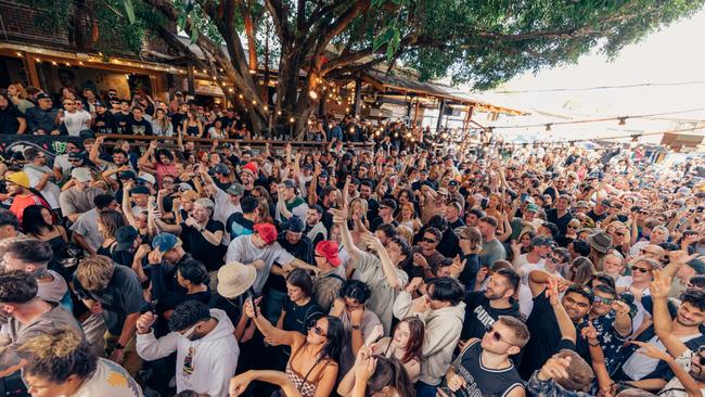 Drum and Bass legends Chase & Status and Luude created FOMO across Sydney on Sunday with a surprise pop up rave at Vic On The Park. Picture: BCS Imaging