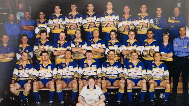 Pictured: Marist Brothers’ 1999 first grade premiership side. Alongside the 1987 team, it was one of many to taste success between the 1980s and early 2000s.