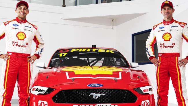 Dick Johnson Racing Supercars. ** EMBARGO FOR FRIDAYS PAPERS 6/11 ** Shell V-Power Racing Team announce 2021 driver line up - Anton De Pasquale and Will Davison. Picture: NIGEL HALLETT