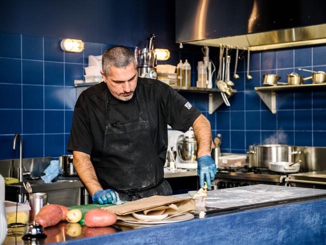 Head chef Gianluca Amalfitano at Madre. Photo: AAP Image/ Morgan Sette