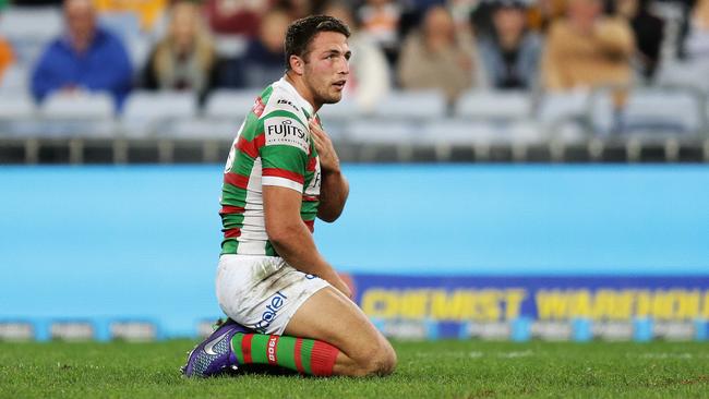 Sam Burgess has been named despite a shoulder injury. Picture: Brett Costello