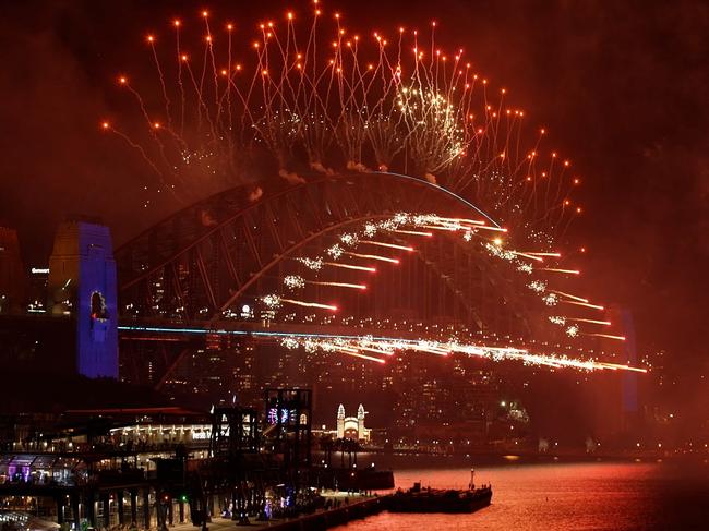 File photo of New Year's Eve fireworks in Sydney. The ballot for Transport for NSW's annual New Years Eve on the Cahill Expressway event opens on Thursday. Picture: Supplied by the City of Sydney