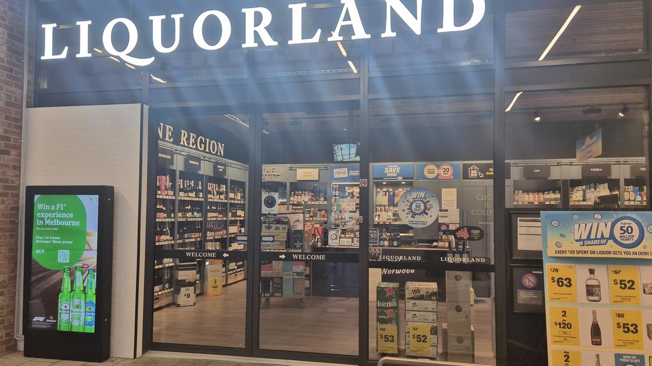 Liquorland at Norwood has been robbed. Picture: Dasha Havrilenko