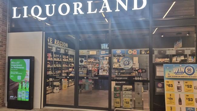 Liquorland at Norwood has been robbed. Picture: Dasha Havrilenko