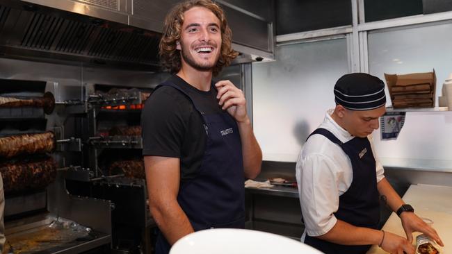 Stefanos Tsitsipas at Stalactites