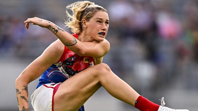 Tayla Harris has had a huge season. Photo by Daniel Carson/AFL Photos via Getty Images