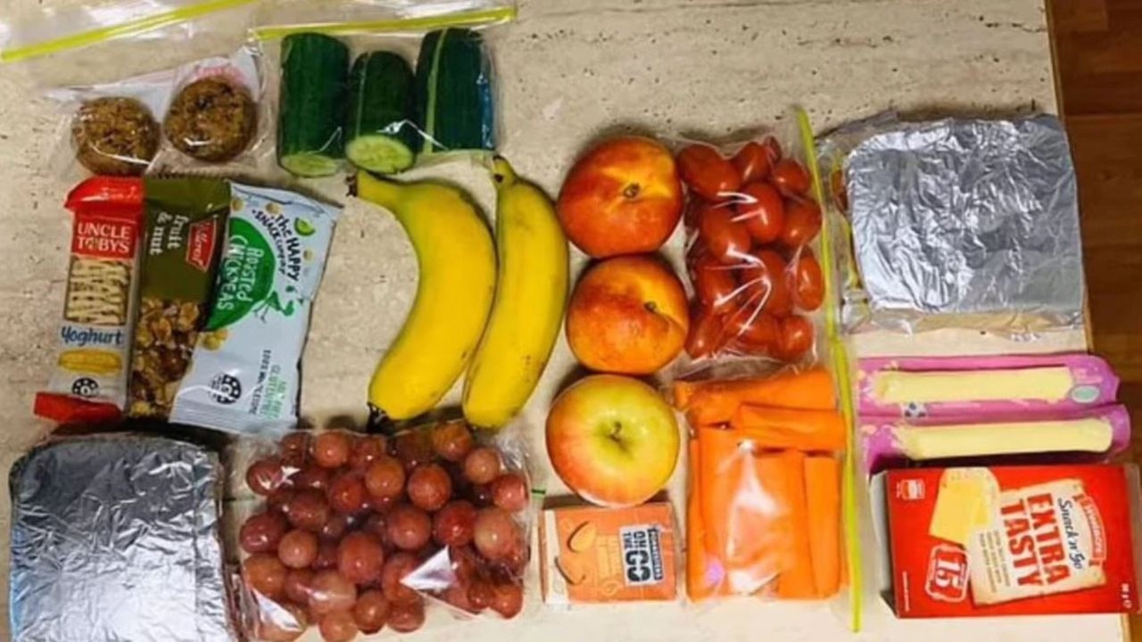 An Aussie mum was ridiculed for giving her 17-year-old son too much food in his lunch box. Picture: Facebook