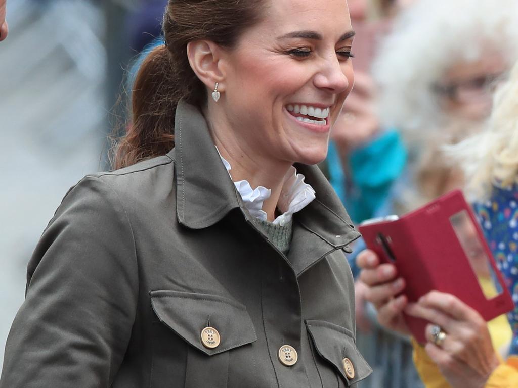 Kate Middleton, 37, looked happy and relaxed as she met the public in the market town of Keswick, in Cumbria. Picture: Peter Byrne/PA Wire