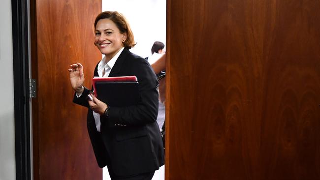 Queensland Deputy Premier Jackie Trad in 2020. Picture: AAP Image/Darren England