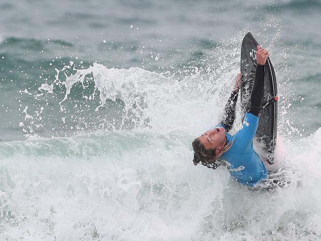 The Matt Barron Memorial Bodyboarding Contest at Soldiers Beach in 2019. Picture: Sue Graham