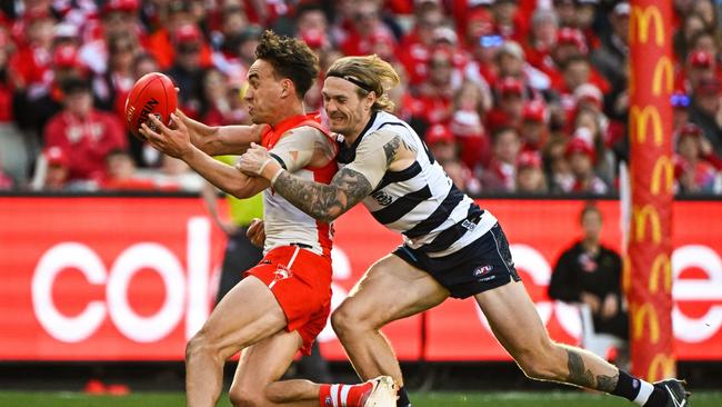 Ryan Clarke played in the 2022 grand final but has now been delisted. Picture: Daniel Carson/AFL Photos via Getty Images