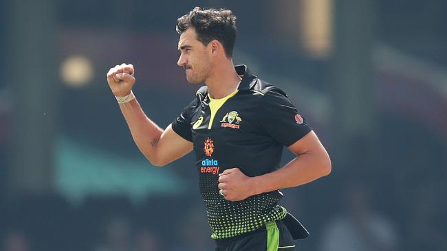 Mitchell Starc impressed with the new ball. Picture: Mark Metcalfe