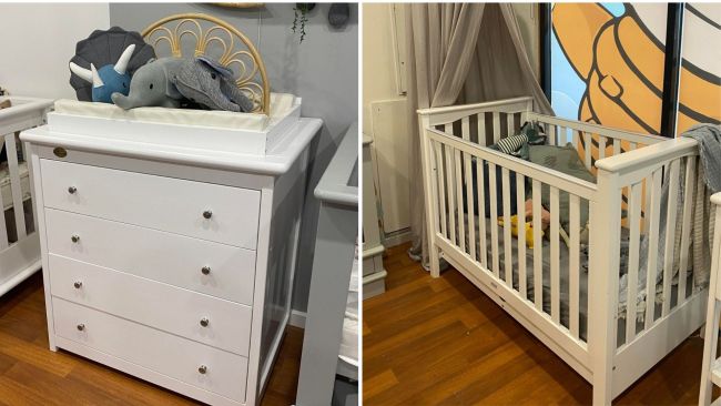 Quirky bubba cot best sale