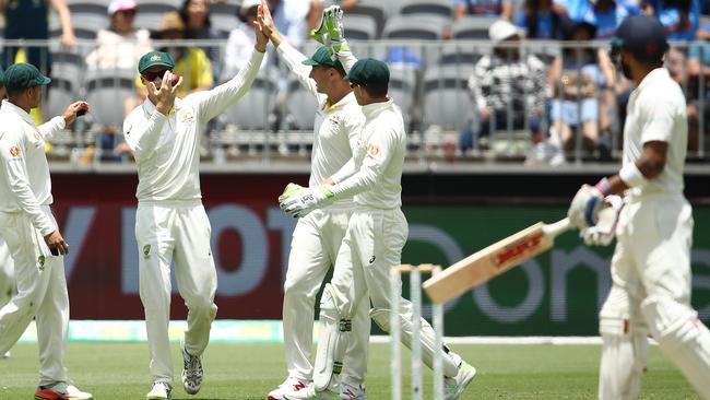 Peter Handscomb was confident he had his fingers under the ball. (Photo by Ryan Pierse/Getty Images)