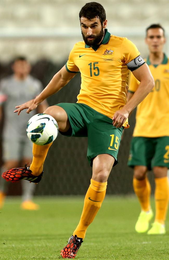 Mile Jedinak will lead the Socceroos into the Asian Cup.