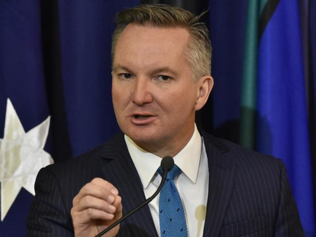 CANBERRA, AUSTRALIA - MARCH 27:  Shadow Treasurer Chris Bowen is seen during a press conference at Parliament House on March 27, 2018 in Canberra, Australia. Today Bill Shorten announced that Labor will exempt all pensioners from its tax imputation policy. Labor is calling it a "pensioner guarantee" whereby 300,000 pensioners will be removed from the policy.  (Photo by Michael Masters/Getty Images)