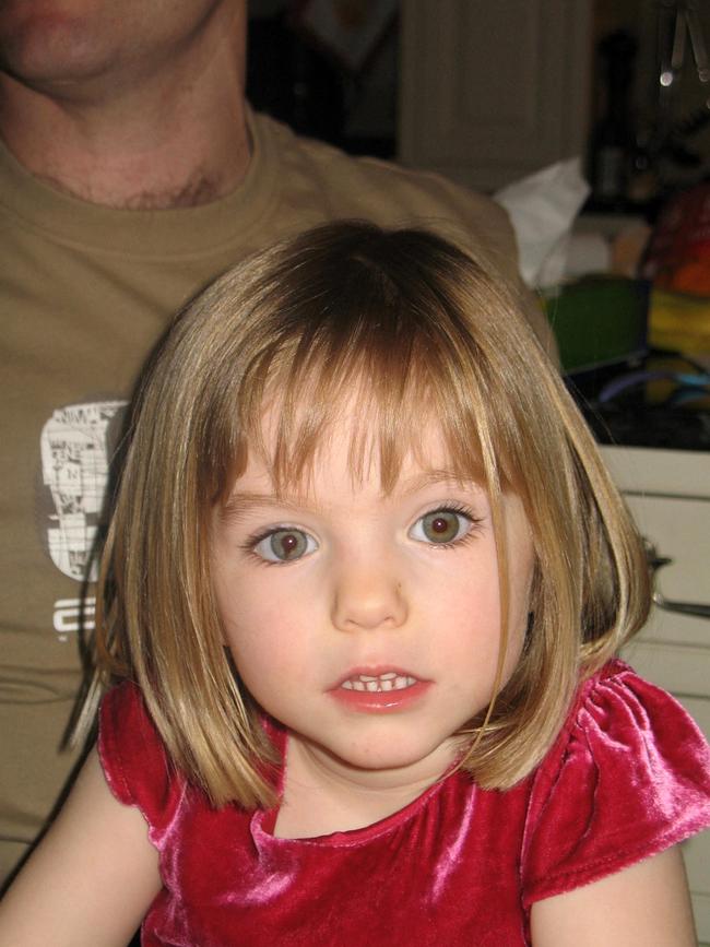 Madeleine McCann went missing just days before her fourth birthday. Picture: AFP