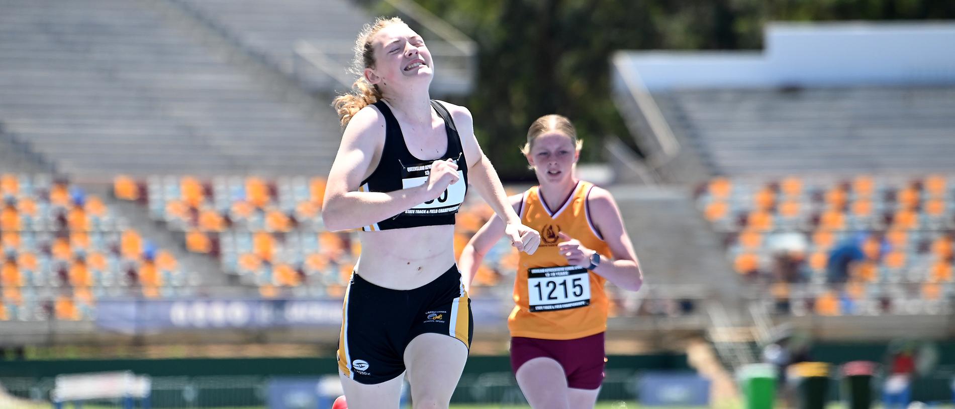 Queensland Representative School Sport track and field championships in Brisbane. Saturday October 12, 2024. Picture, John Gass
