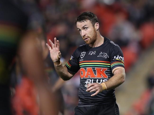 Penrith's James Maloney will not play Thursday against the Eels. Picture: Brett Costello