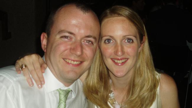 Katrina Dawson, pictured with her husband Paul Smith, was killed by a police bullet fragment.