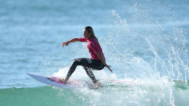 Keely Andrew during the recent Sydney International Women’s Pro at Cronulla Beach.