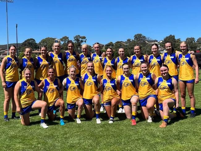 The East Coast Eagles women compete in the AFL Sydney competition. Picture: Contributed