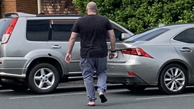 Former Senior Constable Glenn Larrain leaves Taree court on March 28.