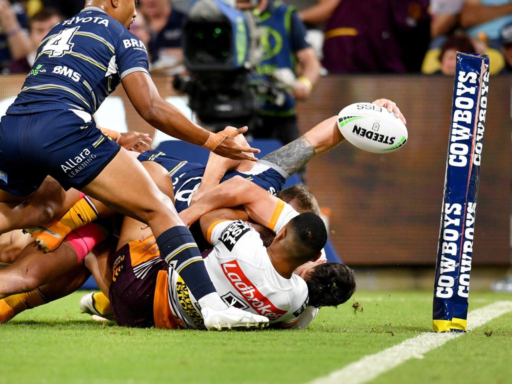 NRL 2021: North Queensland Cowboys Vs Brisbane Broncos, Kyle Feldt ...