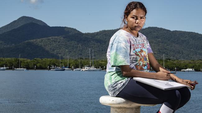 Ruby – who does not have a phone, car, job, family, friends or support in far north Queensland – feels adrift. Picture: Brian Cassey