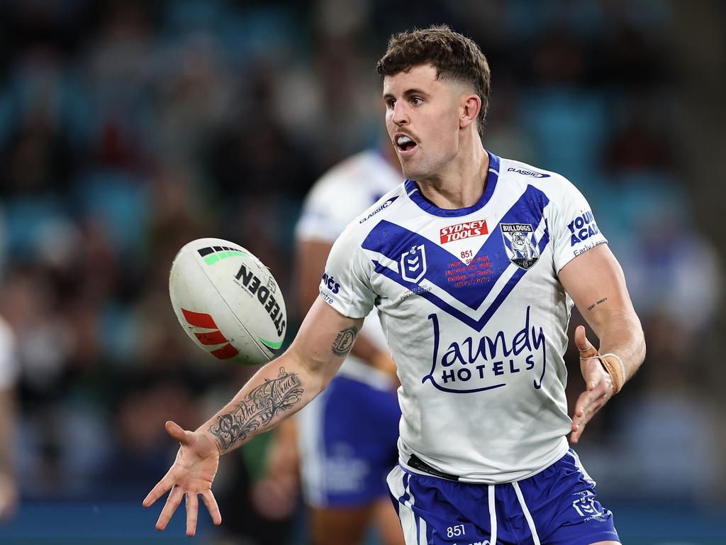 The Bulldogs have won five of the six games Toby Sexton has played in this season. Credit: Cameron Spencer/Getty Images)