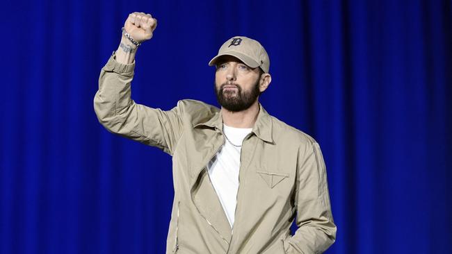 Eminem and his mum had a rocky relationship, but he reportedly helped her financially before her death. Picture: AP