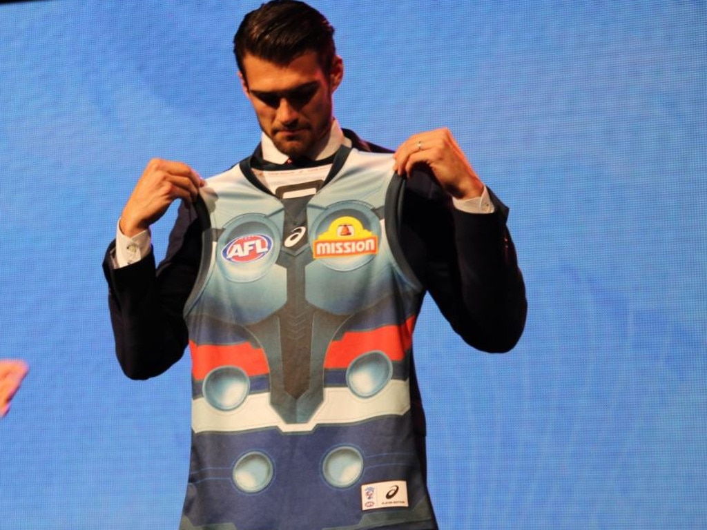 AFL 2019: Western Bulldogs Thor AFL jumper abandons tradition