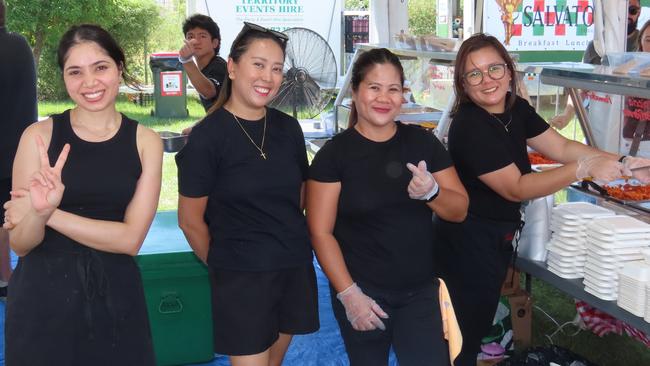 Workers at Salvatore's at the 2025 Darwin Italian Festival. Picture: Aden Hill