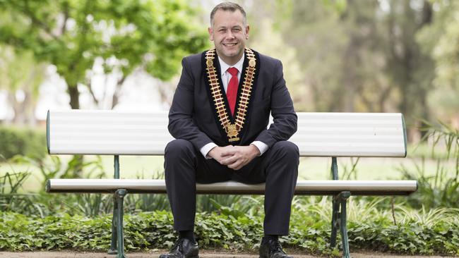 Dubbo Regional Council mayor Ben Shields could be supervised at all-times and forced to have phone calls with someone else in the room when he returns to work, under a policy proposed to council. Picture: Dylan Robinson