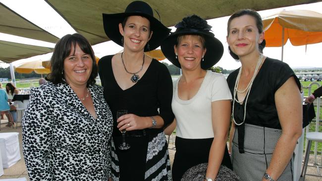 Amanda Weeks, Angela Bueti, Lesley Richards and Carmel Williams in 2009. Picture: Brett Wortman