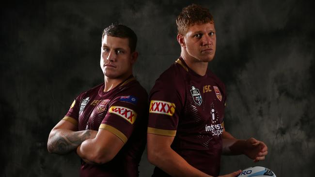 Jarrod Wallace and Dylan Napa will need to lift in Origin II. Picture: Adam Head