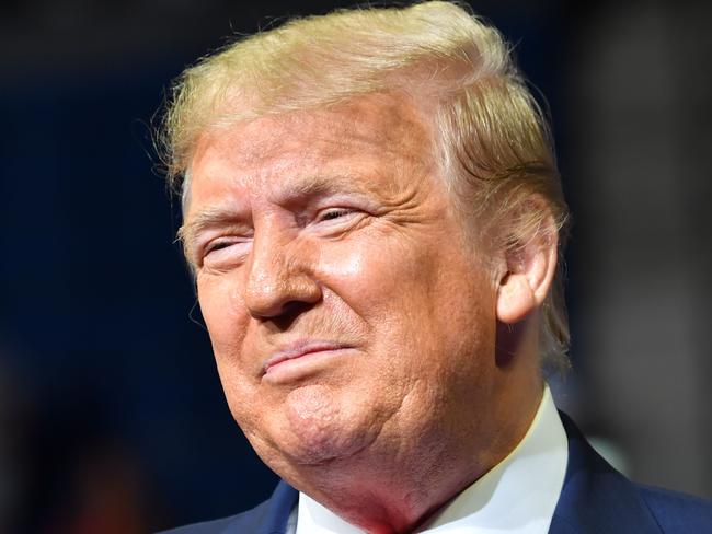 US President Donald Trump speaks during a campaign rally at the BOK Center on June 20, 2020 in Tulsa, Oklahoma. - Hundreds of supporters lined up early for Donald Trump's first political rally in months, saying the risk of contracting COVID-19 in a big, packed arena would not keep them from hearing the president's campaign message. (Photo by Nicholas Kamm / AFP)