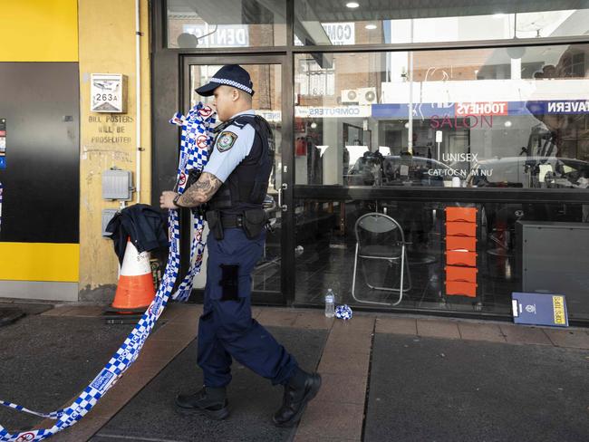 Shooting Scene - Adel's hair salon, Marrickville. Picture: Monique Harmer