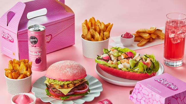 Burger chain Grill'd's "Barbie Dreamburger Bundle".